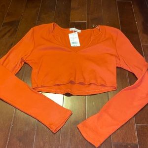longsleeve crop top